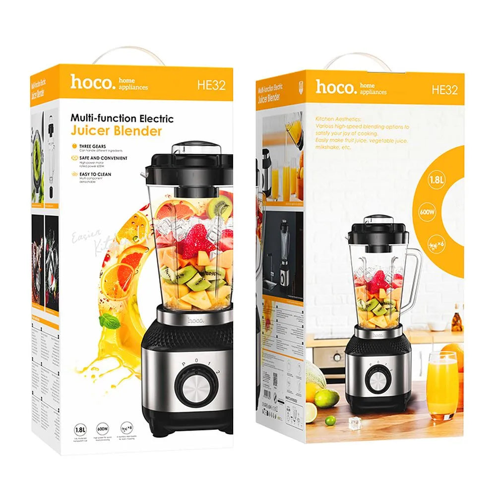 Storcător electric HOCO blender 1,8L HE32 negru