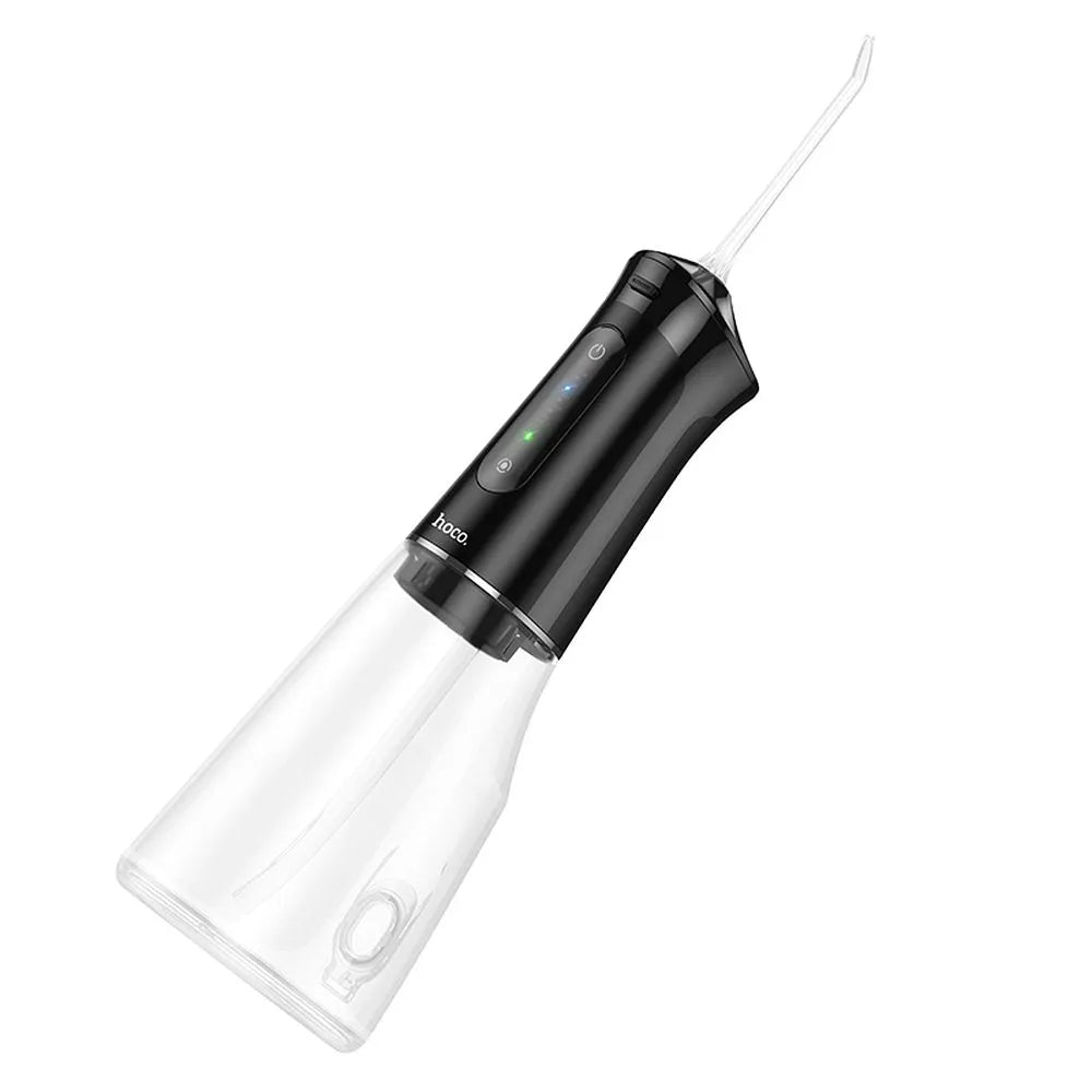 Dispozitiv electric de spălare orală HOCO cu rezervor de apă de mare capacitate IPX7 HP61 negru