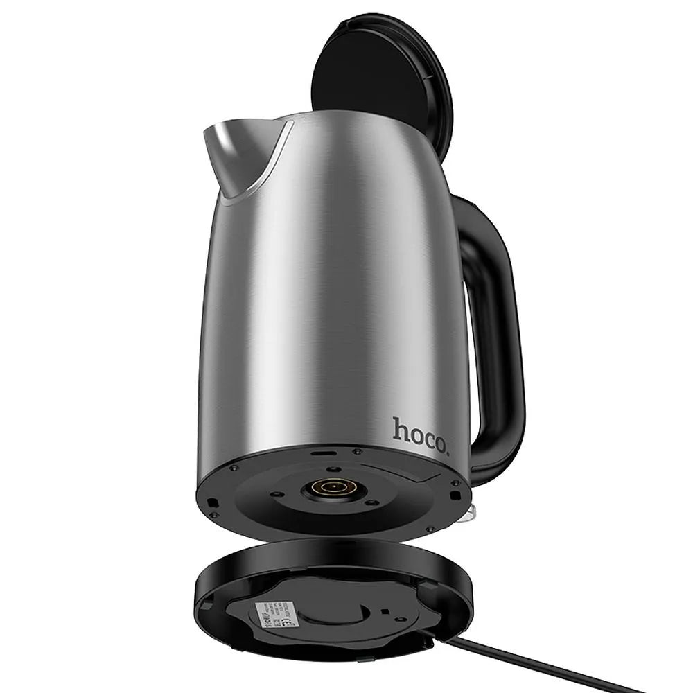 Fierbător electric HOCO din oțel inoxidabil 1,7L HE12, Inox