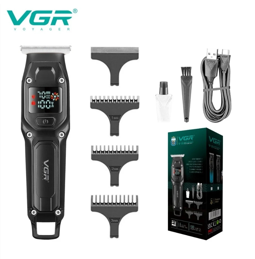 VGR V964 - Aparat de Tuns Fara Fir Afisaj LED Negru