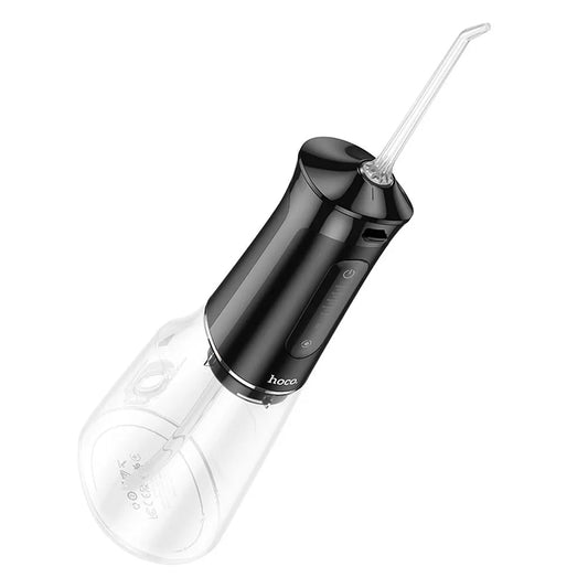 Dispozitiv electric de spălare orală HOCO cu rezervor de apă de mare capacitate IPX7 HP61 negru