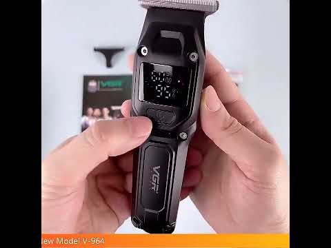 VGR V964 - Aparat de Tuns Fara Fir Afisaj LED Negru